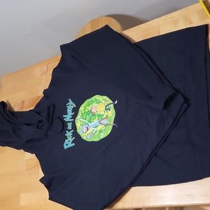 Port & Company Rick & Morty Black Hoodie